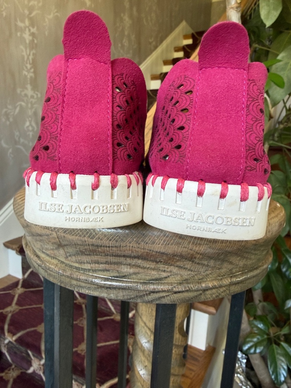 ILSE JACOBSEN ladies slip on Wildberry color shoes, excellent condition euro 39 - Picture 4 of 11